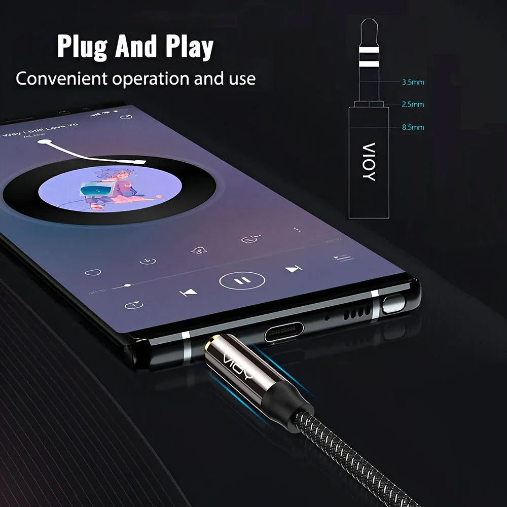3.5mm AUX Stereo Audio Cable Male To Female Headphone Extension Cables for Earphone IPad Smartphone Tablet Media Player Etc