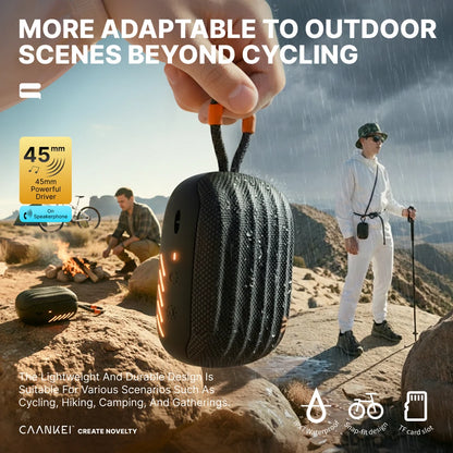 CW23 Portable Bluetooth Speaker IPX7 Waterproof TWS Bike Handlebar Subwoofer For Bicycle Scooter Outdoor Cycling Hot Sale