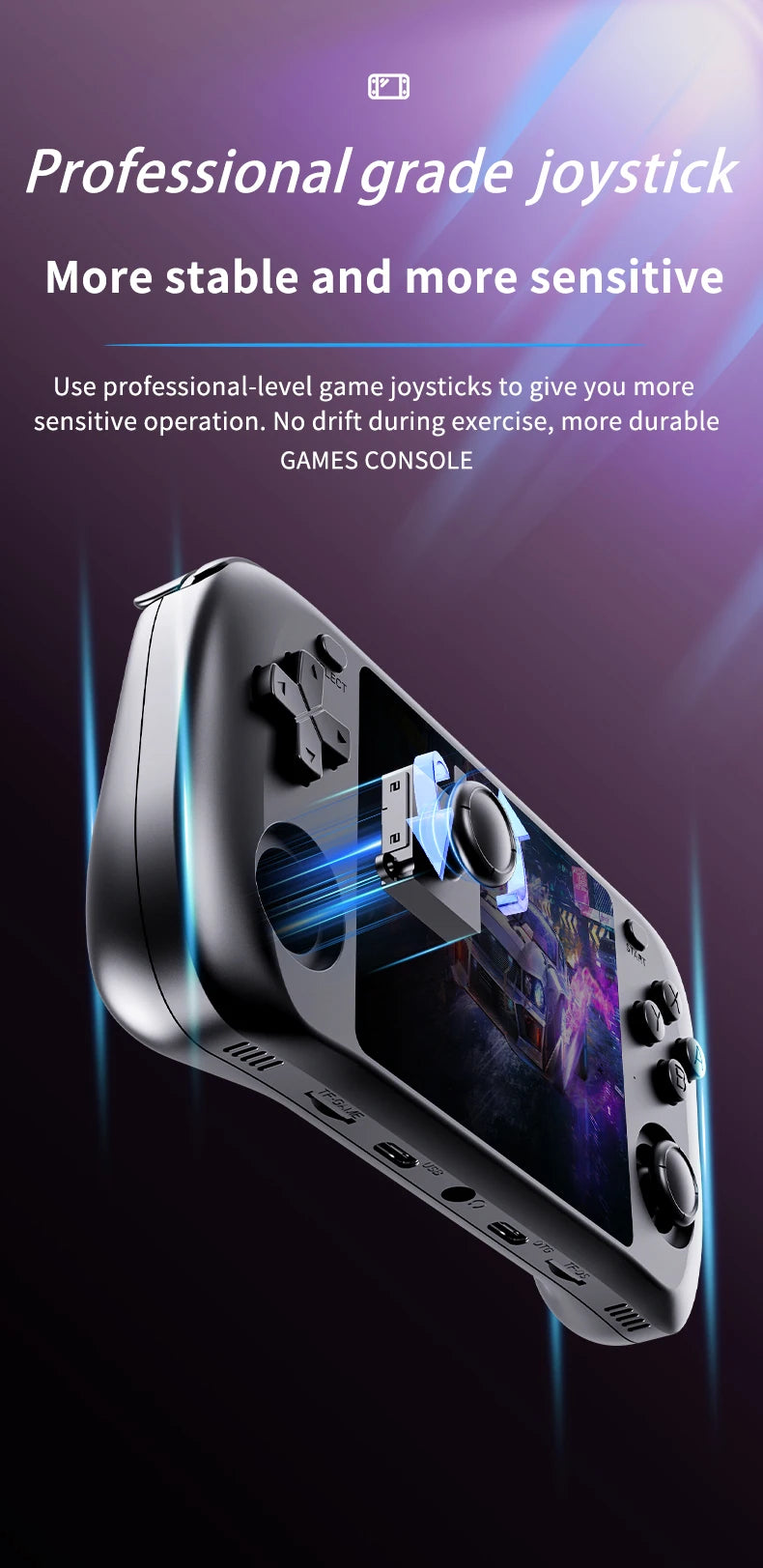 SMARTDUDE H36S Retro Handheld Game Console with 3.5-inch IPS Screen Batocera System 64GB/128GB Portable Gaming Device