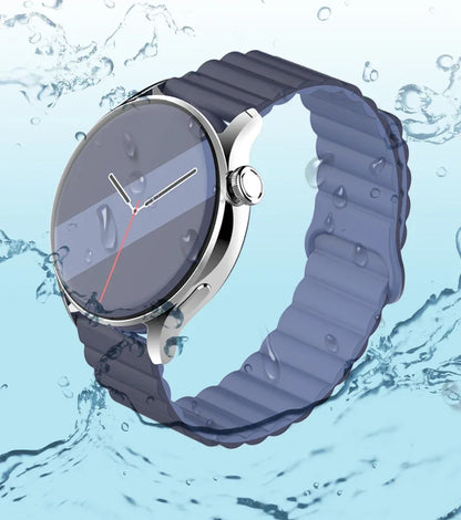 Magnetic Loop For Samsung Galaxy watch 7/6/5 pro/4/Classic/active 2 20mm 22mm band Silicone link bracelet huawei GT 2-3-4 strap