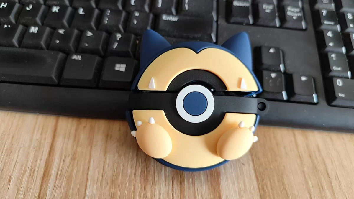 Pokemon Ball For Airpods Pro 2 Case,3D Cartoon Anime Shockproof Protective Earphone Cover For Airpods 4 Case For Kids Boys Funda