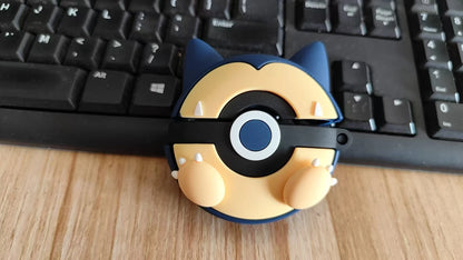 Pokemon Ball For Airpods Pro 2 Case,3D Cartoon Anime Shockproof Protective Earphone Cover For Airpods 4 Case For Kids Boys Funda