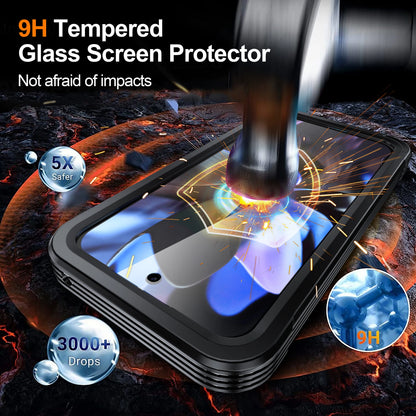 9H Tempered Glass Magnetic Phone Case, Suitable for Google Pixel 11/10/9 PRO XL All Inclusive Phone Protection Case