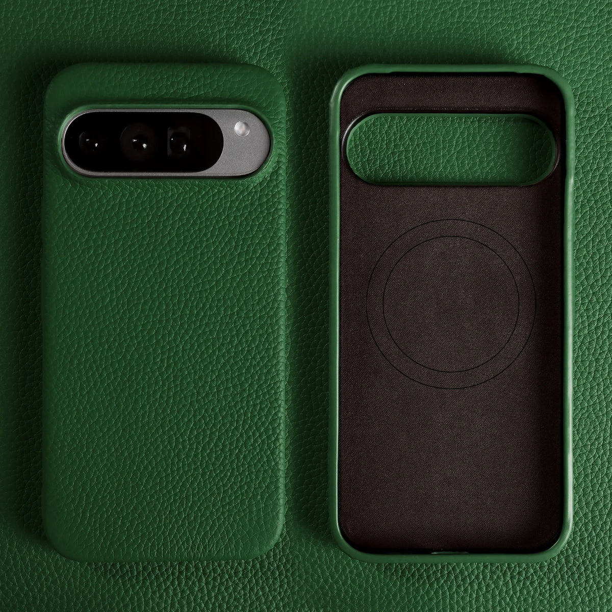 Genuine Leather Magnetic Case for Google Pixel 11 Pro Pixel 10 9 7 8 6 Full Protection Magnet for Magsafe Cases Shockproof Cover