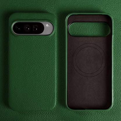 Genuine Leather Magnetic Case for Google Pixel 11 Pro Pixel 10 9 7 8 6 Full Protection Magnet for Magsafe Cases Shockproof Cover
