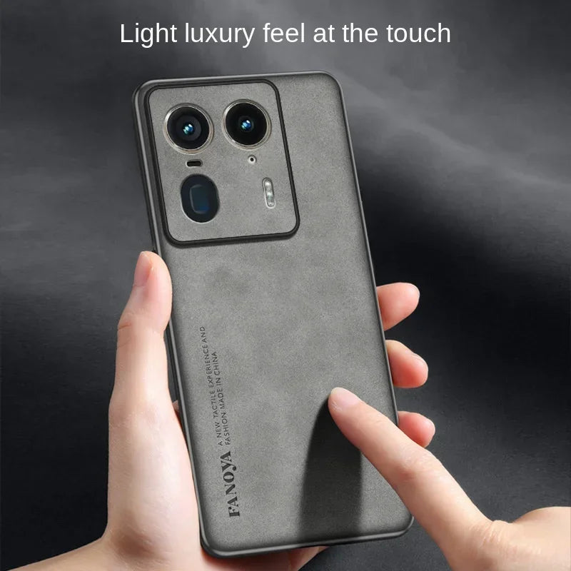 For Motorola Edge 50 Ultra Case Soft PU Skin With Magnetic Protect Back Cover case For Motorola Edge50 Ultra Full Cover Shell