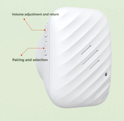 New Long-Range Self Powered Wireless Door Bell No Battery Waterproof 60 Ringtones Kinetic Doorbell EU US UK Plugs Optional