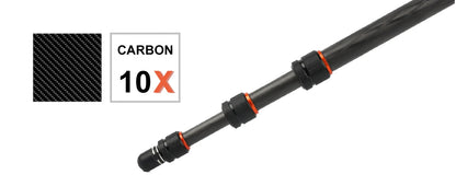 BESnfoto BX-T2561 Carbon Fiber Camera Tripod, Ball Head with Phone Holder & Carry Bag, Professional Travel Photo Tripod