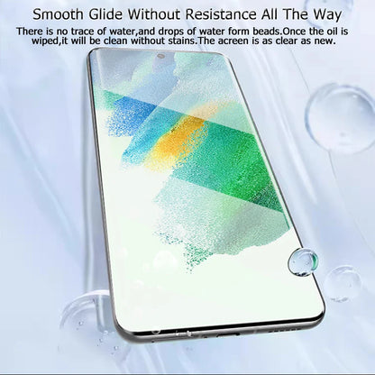 Upgrade 3PCS Fingerprint-Unlock Protect 9H Tempered Glass For Samsung Galaxy S21 FE S 21 5G Anti Explosion Screen Protector Film