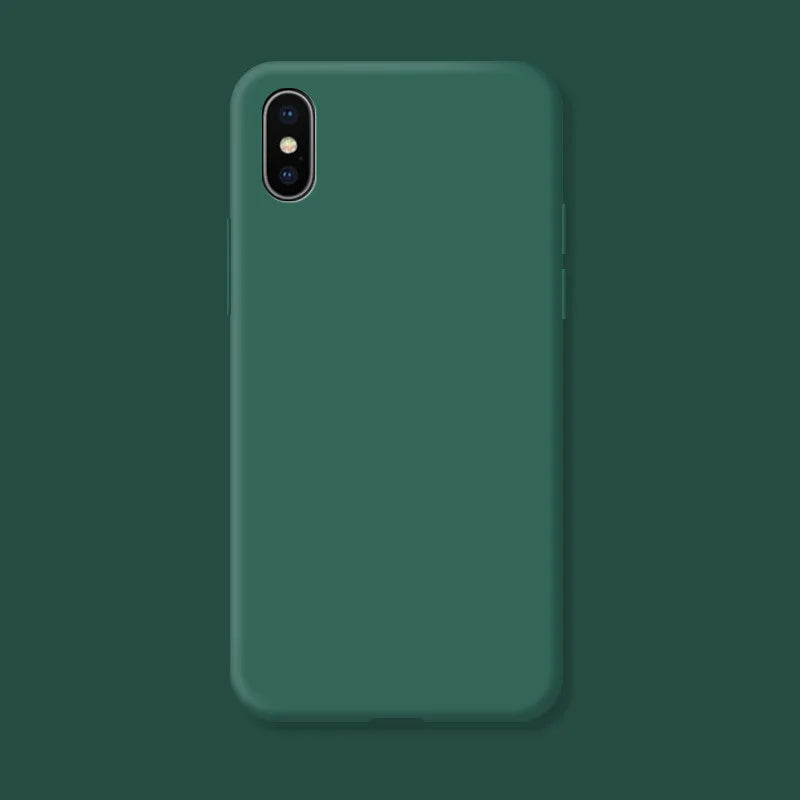 For iphone X Xr Xs Max Shockproof Liquid Silicone Protective Cover For iphone X S Max XR Case