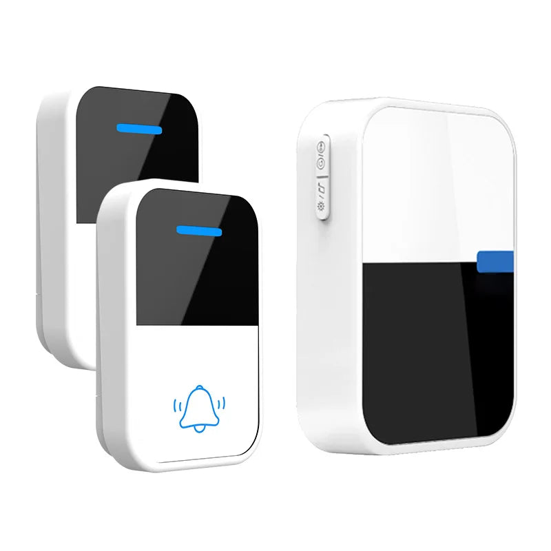 Good Sound Quality High Volume Long-Distance Kinetic Door Bell Household Waterproof Battery Free Self Powered Wireless Doorbell