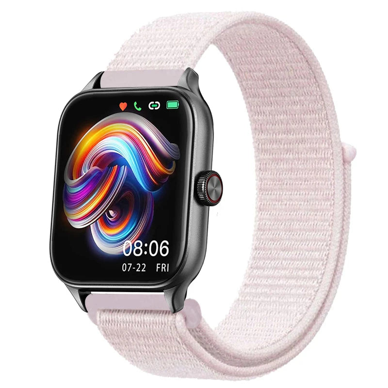 Nylon Loop Band For Amazfit GTS 4/3/2e Mini/GTR 4/3/2e/Balance/Stratos 20/22mm Watch Bracelet for Correa Amazfit Bip 5-6 Straps