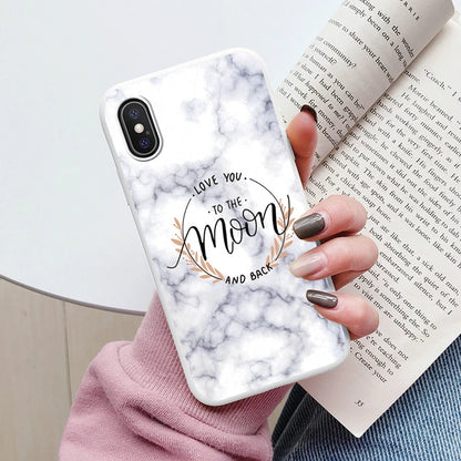 Fashion Marble Cover For iphone X XS MAX Soft Protective Cases Silicone Coque Bumper Fundas For iphone X XSMA iphoneX Shell Bags