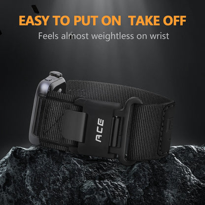 Nylon Magnetic Strap Compatible with Huawei Watch Fit 5/4/3, Nylon Loop Band for Fit 5/4/3 Pro, Outdoor Sports Watch Band