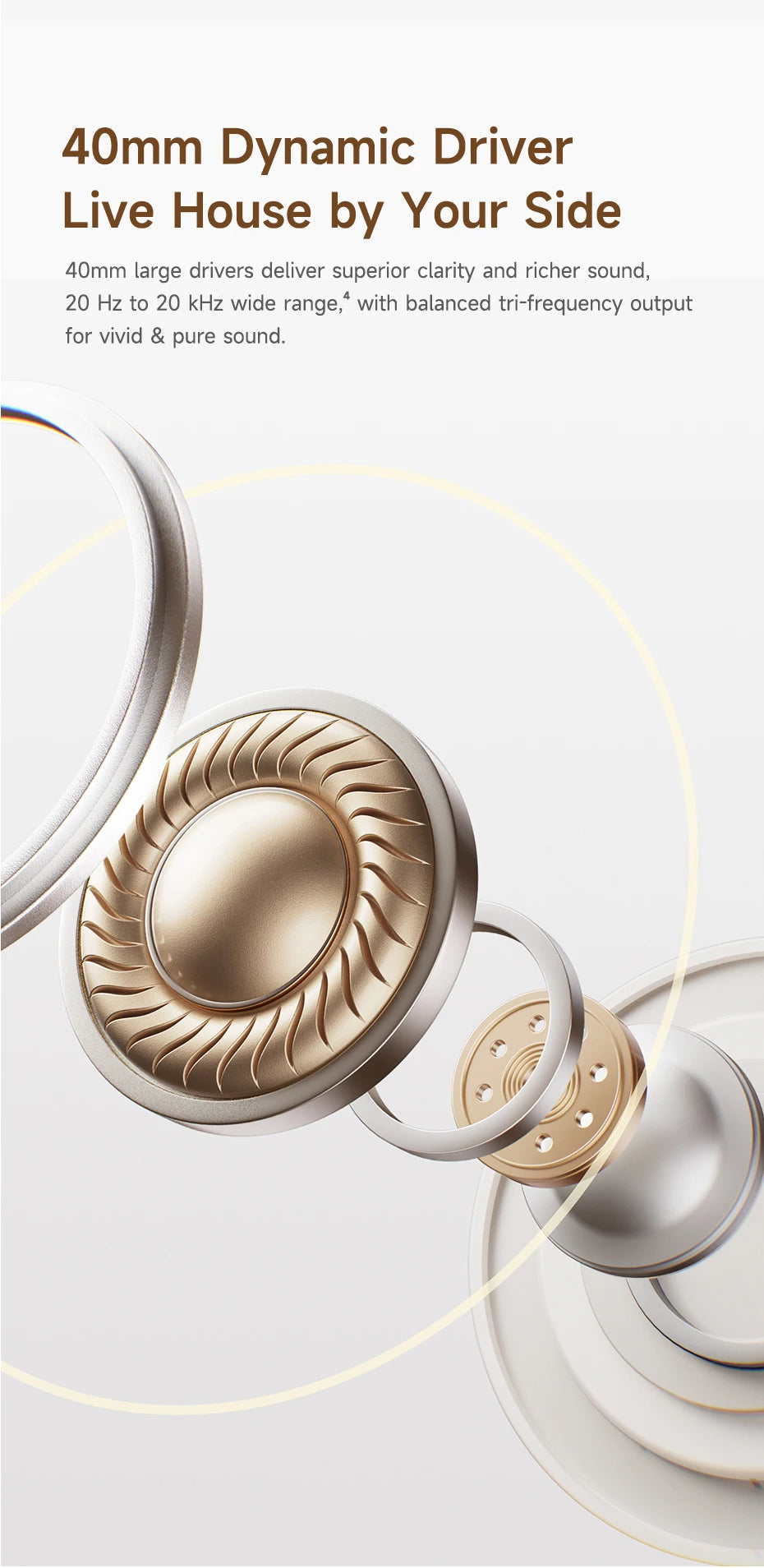 Baseus BH1 Air Wireless Headphones Bluetooth 6.0 ENC Noise Cancellation Lightweight 90g Over Ear Headset 80H Earphone