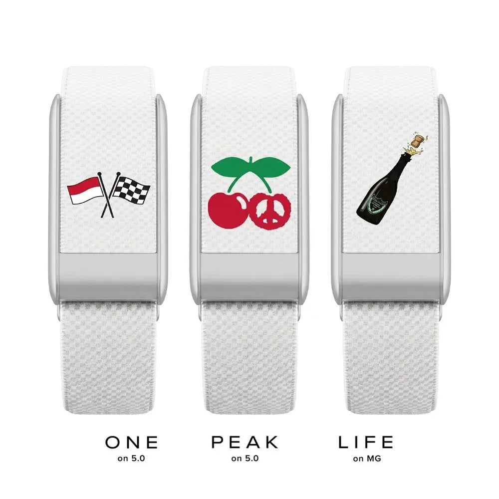 For WHOOP 5.0 MG Nylon Woven Printed Strap Pattern Replacement Wristband Sport Fitness Tracker Band