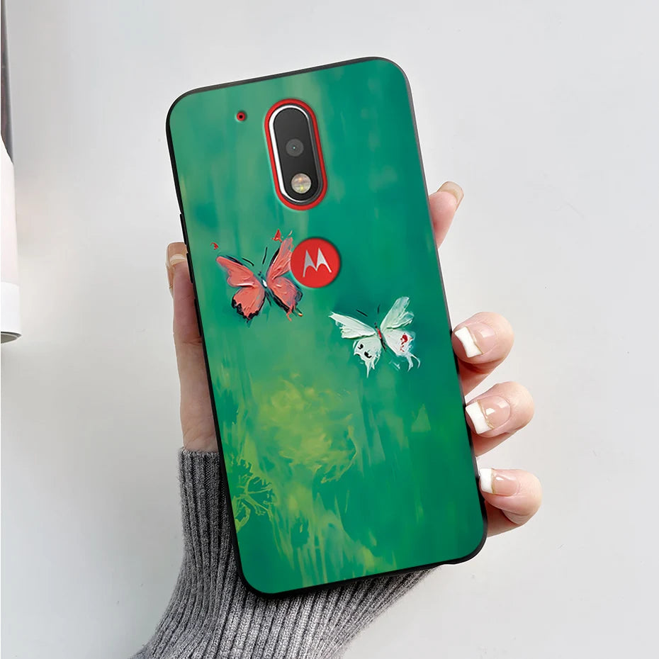 Case for Motorola Moto G4 / Moto G4 Plus / Moto G4 Play Back Cover Fashion Marble Silicone Soft TPU Protective Phone Cases Coque