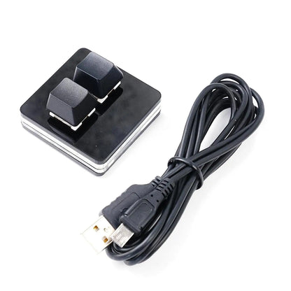 USB Programming Macro Custom Mechanical Keyboard RGB 24/16/12/9/8/4/3/2 Key Copy and Paste DIY Gaming Mini Keypad Macropad
