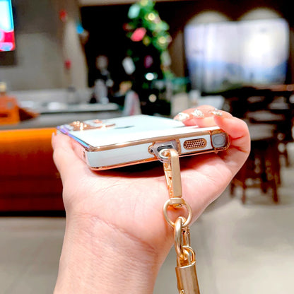 Soft TPU Chain Lanyard Case For Samsung Galaxy S26 S25 S24 S23 S22 S21 Ultra Plus FE A57 A37 A17 A56 A16 A36 A55 A15 5G 4G Cover