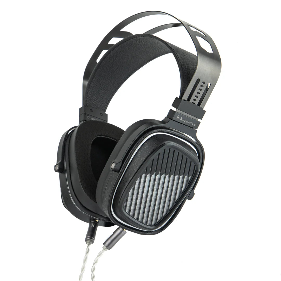 HarmonicDyne Romantic Open-Back Over-ear Headphones 60mm Bamboo Fiber Driver & Open-Back Earcup Design
