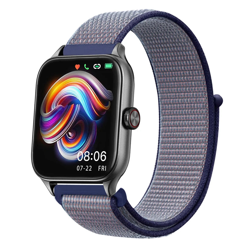 Nylon Loop Band For Amazfit GTS 4/3/2e Mini/GTR 4/3/2e/Balance/Stratos 20/22mm Watch Bracelet for Correa Amazfit Bip 5-6 Straps