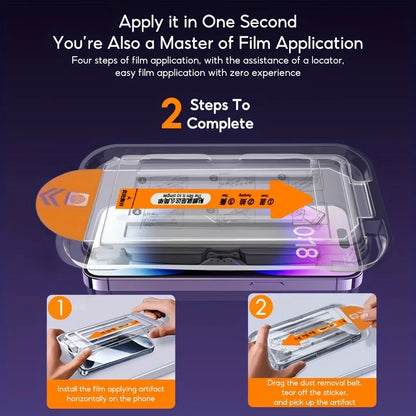 Tempered Glass Screen Protector For iPhone 16 15 17 18 Pro Max 14 13 12 11 16e Protective Film iPhone 16 Pro Max XR XS 7 8 Plus