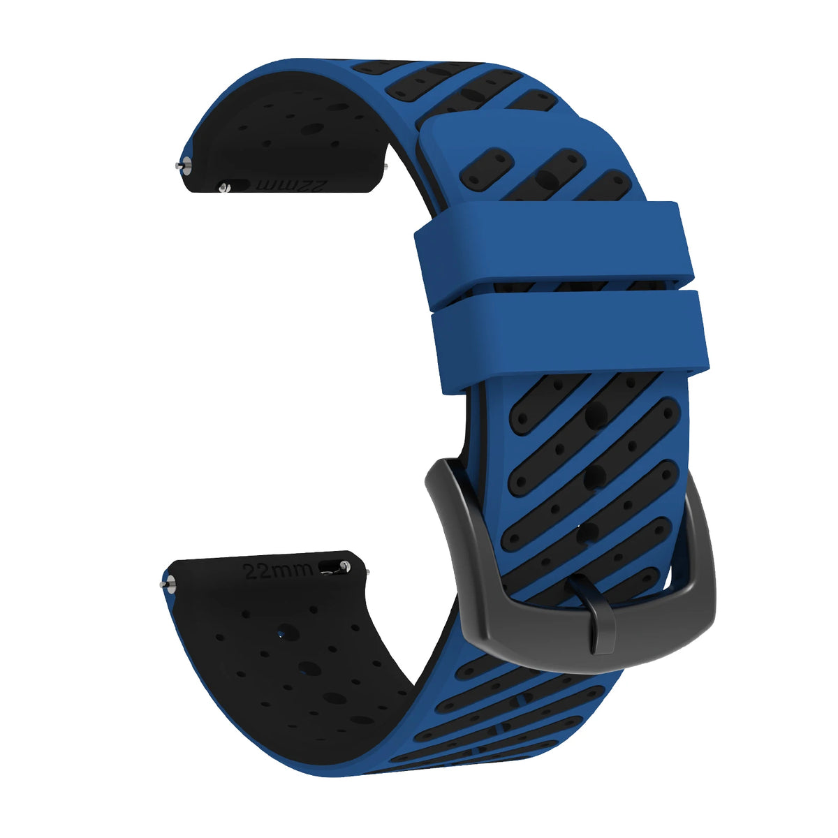 22mm Quick Release Two Tone Silicone Watch Strap For Garmin Forerunner 570 47mm 265 255 Music/Venu 3 2 45mm Sport Band Bracelet