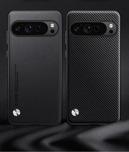 Luxury Leather Phone Case for Google Pixel 10A 10 11 XL 9A 9 Pro 8Pro 7 6 Pro 8A 7A 5A 4 Plain Skin Shockproof Soft Back Cover