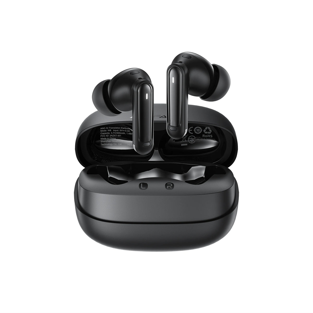 ACEFAST W8 ANC ENC Noise Reduction Bluetooth 6.0 Earphones with AI Translation Low Latency Game Earbuds Support App EQ Control
