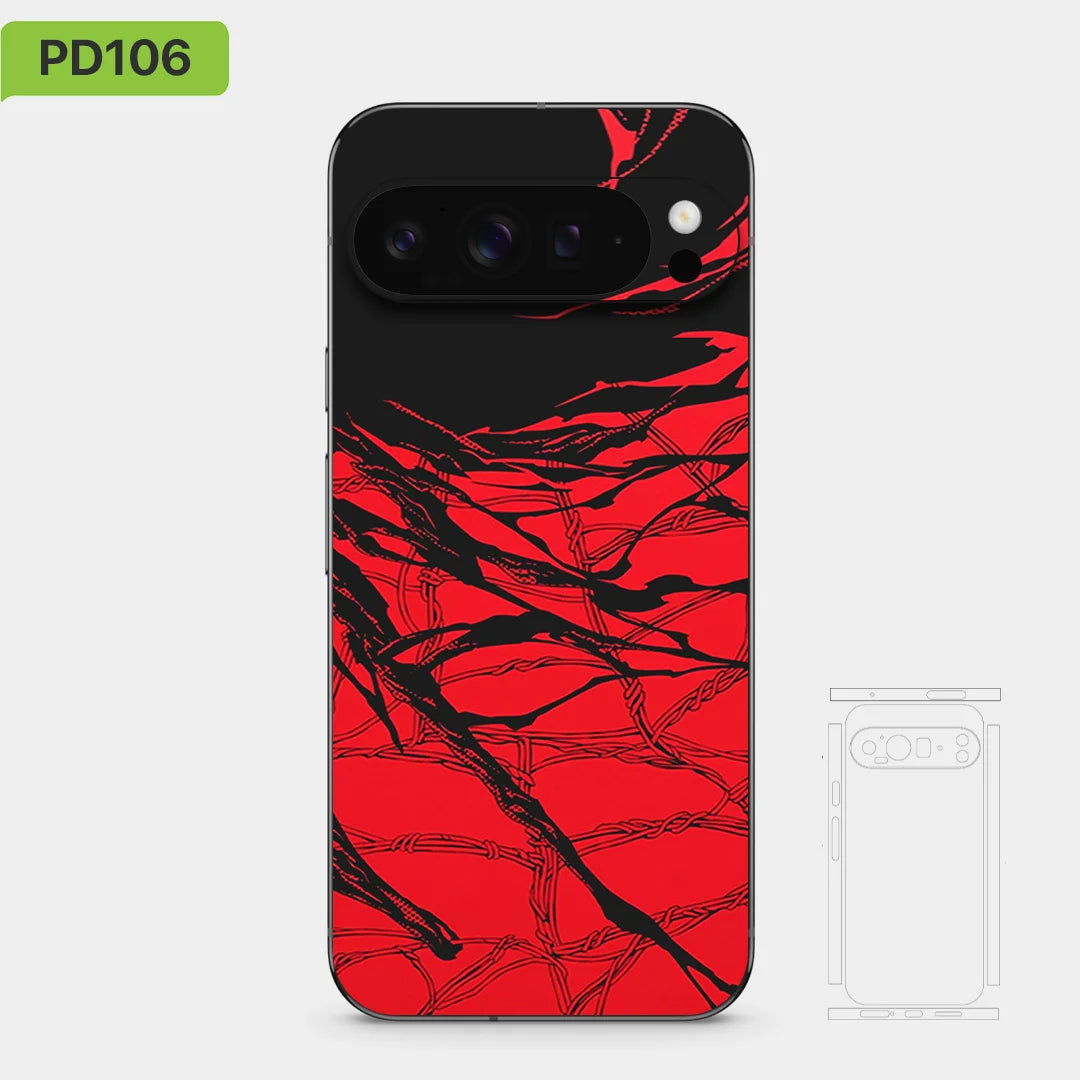 Colorful Decal Skin for Google Pixel 10 9 8 7 Pro 6 6pro Back Screen Protector Film Cover Case Macaroon Wrap Matte Sticker