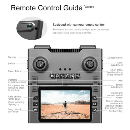 M88 Pro Drone 2026 New 8K Mini 4.5" Folding Remote Control with Obstacle Avoidance High Definition Aerial Photography Aircraft