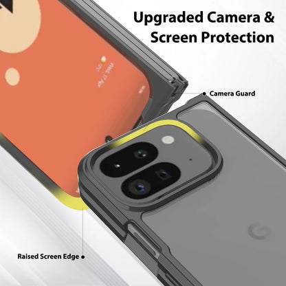 Case For Google Pixel 9 Pro Fold Fold2 Luxury Acrylic Transparent Folding Cover For Pixel9 Pro Fold Thin Shockproof Bumper Funda