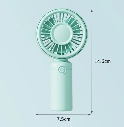 New Mini Fan Portable Mini USB Rechargeable Quiet Fans Table Makeup Eyelash Cooler Kids Outdoor Office Travel Air Cooler Fan NEW