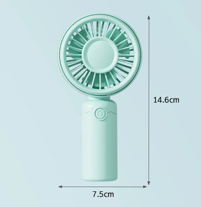 New Mini Fan Portable Mini USB Rechargeable Quiet Fans Table Makeup Eyelash Cooler Kids Outdoor Office Travel Air Cooler Fan NEW
