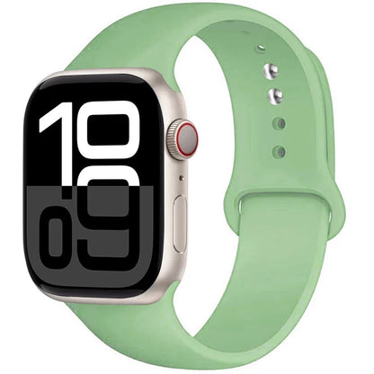 Silicone Band For Apple Watch straps 45mm 44mm 40mm 41mm 42mm-46mm sport bracelet iwatch series 8 7 6 5 SE 9 10 11 Ultra 2 49mm