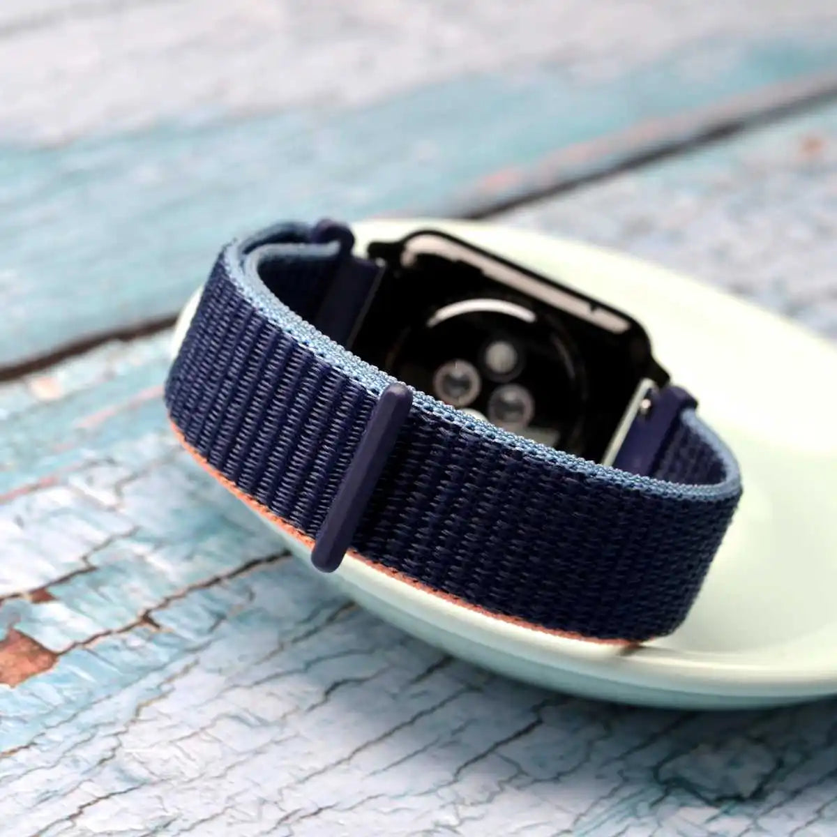 WOCCI 2PCS Nylon Watch Strap for smart watch 18mm 20mm 22mm bracelet belt for men women with hook and loop fastener watchband