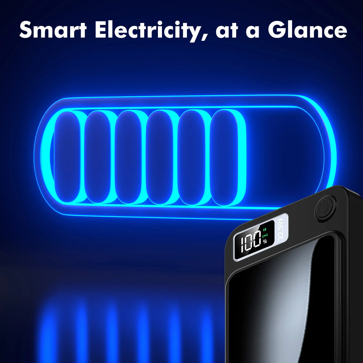 Wireless Power Bank 2-in-1 Magnetic 10000mAh Portable Charger Fast Charging 22.5W LED Power Display For Iphone Xiaomi Samsung