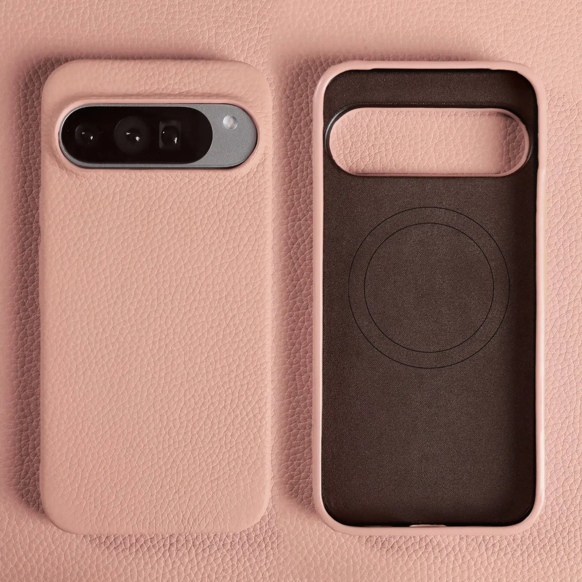 Genuine Leather Magnetic Case for Google Pixel 11 Pro Pixel 10 9 7 8 6 Full Protection Magnet for Magsafe Cases Shockproof Cover