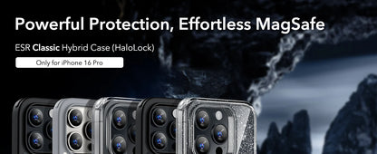 ESR for iPhone 16/15/14 Pro Max Magnetic Case for  iPhone 16/15/14/13/16e Protective Case with HaloLock Powerful Back Cover