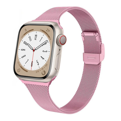 Milanese Strap for Apple Watch 44mm 40mm 45mm 41mm 46mm 42mm 49mm Metal Bracelet iWatch Series 12 11 10 Ultra 9 8 7 6 5 SE3 band