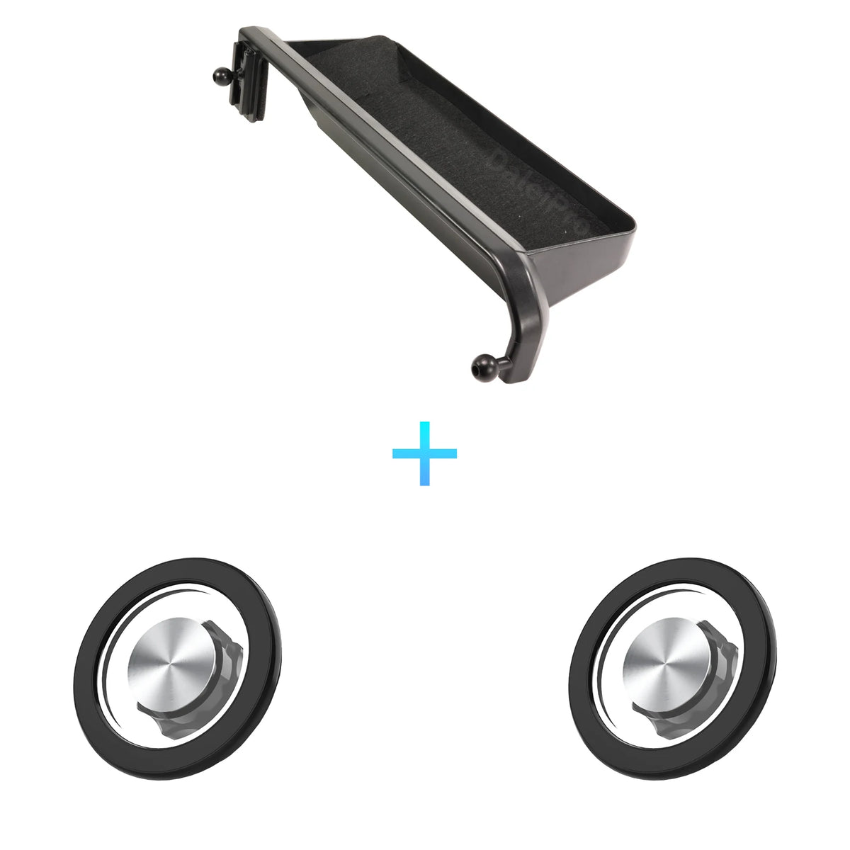 For Toyota Prado LC250 250 2024 2025 Multifunctional Storage Box Dual Phone Holder Car Magnetic Phone Holder Magsafe Charger