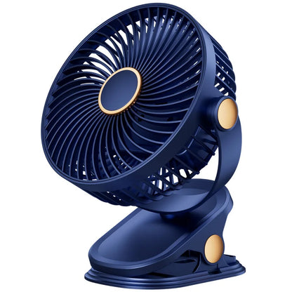 Portable USB Clip-On Fan for Office Desk Quiet Design for Dormitory Students Baby Stroller Bedside Small Tabletop Fan