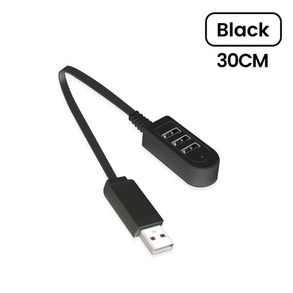 3 In 1 USB HUB Splitter Socket Multi-function USB Charger USB Port Hub High Speed Data Transfer For PC Laptop 30cm/120cm USB Hub