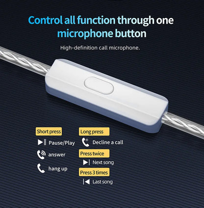 CCA Rhapsody4 Dynamic Coil 8 Dynamic Iron Coil High Quality HIFI Detachable Cable In Ear Noise Reduction Wired Earphones