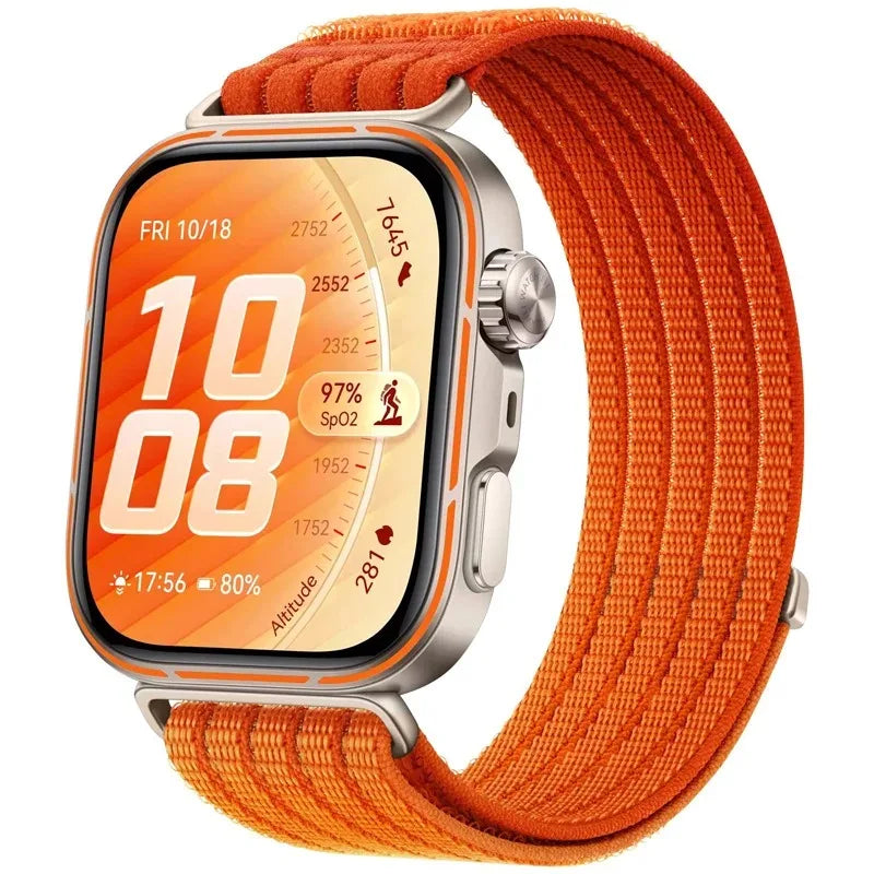Official Nylon Braided Strap for Huawei Watch Fit 5/5 Pro Breathable Bracelet Watchband Huawei Watch Fit 4 Pro/4/3 Accessories