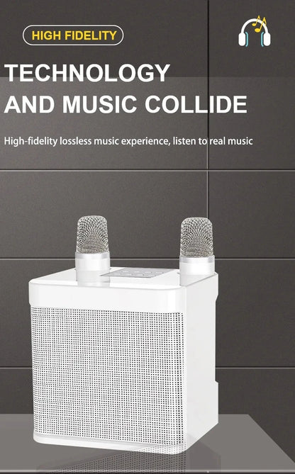 Karaoke Bluetooth Wireless Speaker With Microphone Portable Machine Caixa De Som Sound Box Music Column Blootooth Audio Coluna