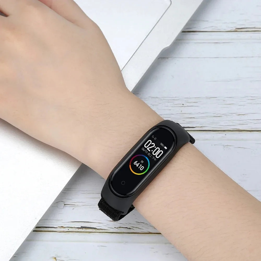 Nylon Loop Strap for Xiaomi Mi Band 11 10 9 8 7 6 5 4 Breathable wristband Smartwatch Bracelet sport pulsera watchband Miband 11