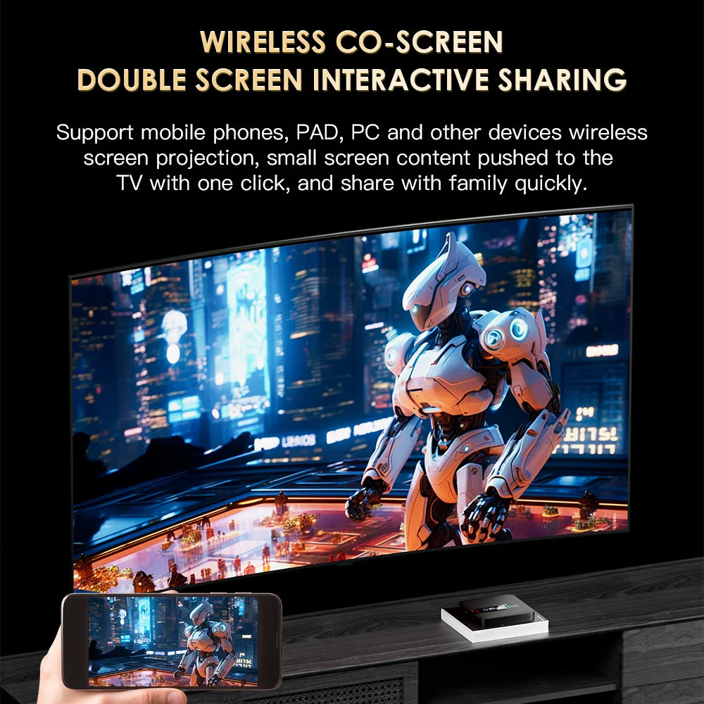 H20PRO Android TV Box Android 10.0 2GB 16GB 2.4&5G WIFI 4K Media Player TV Box Android Play Store Very Fast 1080P Set Top Box