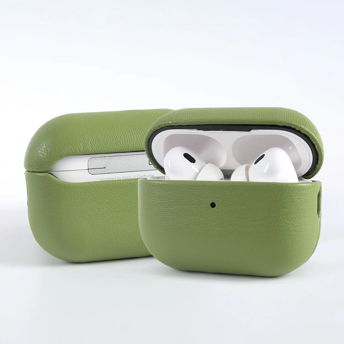 Biobased Eco-Friendly Leather Case For Airpods Pro 3 Airpods4 5 Wireless Earphone Box Headphone Bluetooth Hard Protective Cover