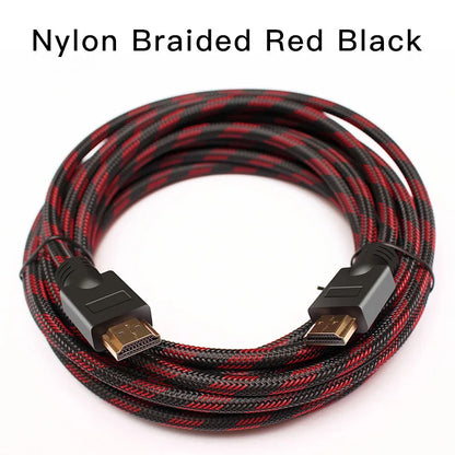 SHULIANCABLE HDMI Cable 2.0 4K HDR for Splitter Extender Adapter Laptop TV LCD Laptop PS3/4 Projector Computer